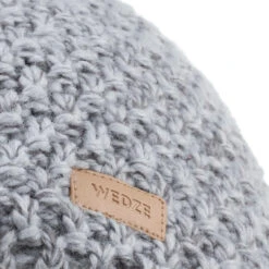 WEDZE Kids' Timeless Ski Hat – Grey -WEDZE SHOP kids timeless ski hat grey 3