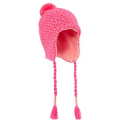 WEDZE Kids' Timeless Ski Peruvian Hat - Pink