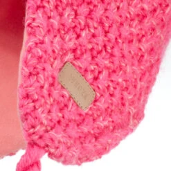 WEDZE Kids' Timeless Ski Peruvian Hat - Pink -WEDZE SHOP kids timeless ski peruvian hat pink 5