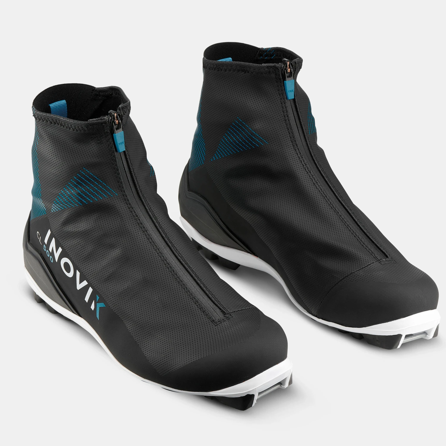 Men's Classic Cross-country Ski Boots - XC S 500 Black 8 Men's Classic Cross-country Ski Boots - XC S 500 Black - Image 8