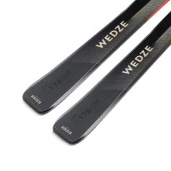 WEDZE Downhill Skis With Bindings – Cross 550+ Black -WEDZE SHOP men s downhill skis with bindings cross 550 black 3
