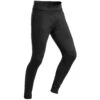 WEDZE Men's Ski Base Layer Bottoms – BL 500 Black