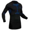 WEDZE Men’s Ski Base Layer Top - BL 580 Black