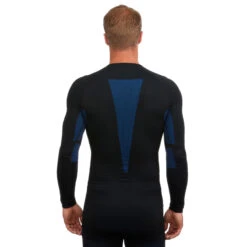 WEDZE Men’s Ski Base Layer Top - BL 580 Black -WEDZE SHOP men s ski base layer top 580 i soft black 4