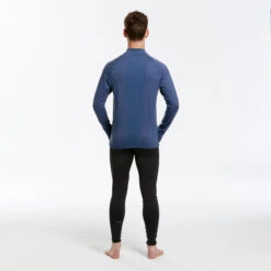 WEDZE Men's Ski Base Layer Top - BL 500 Blue 8 WEDZE Men's Ski Base Layer Top - BL 500 Blue -WEDZE SHOP men s ski base layer top bl 500 blue 2