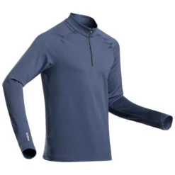 WEDZE Men's Ski Base Layer Top - BL 500 Blue
