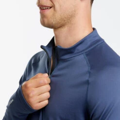 WEDZE Men's Ski Base Layer Top - BL 500 Blue 10 WEDZE Men's Ski Base Layer Top - BL 500 Blue -WEDZE SHOP men s ski base layer top bl 500 blue 4