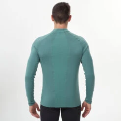 WEDZE Men's Ski Base Layer Top - BL 500 Green -WEDZE SHOP men s ski base layer top bl 500 green 5