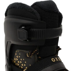 Men's Warm Ice Skates - FIT 520 Warm Black/Yellow -WEDZE SHOP men s warm ice skates fit 520 warm black yellow 8