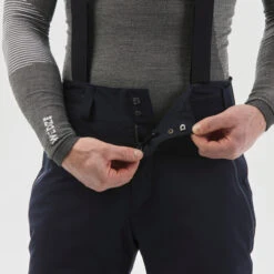 WEDZE Men's Downhill Ski Pants - 580 Blue -WEDZE SHOP men s warm ski pants 580 navy blue 4