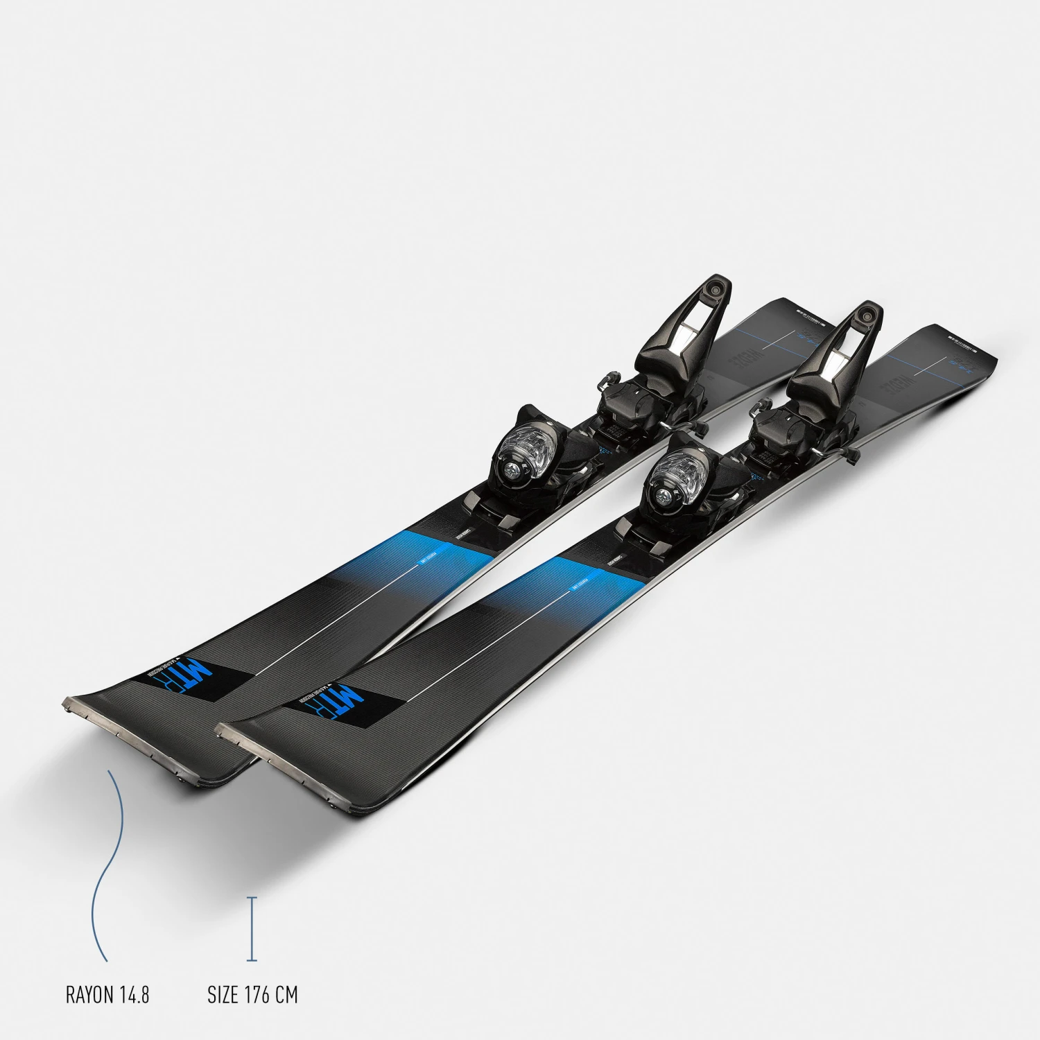 WEDZE Men’s Downhill Skis With Bindings - Boost 900 8 WEDZE Men’s Downhill Skis With Bindings - Boost 900 - Image 8