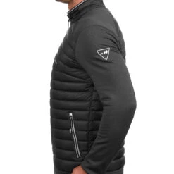 WEDZE Men’s Midlayer Ski Jacket – 900 Black -WEDZE SHOP mens midlayer ski jacket 900 black 3