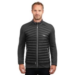 WEDZE Men’s Midlayer Ski Jacket – 900 Black -WEDZE SHOP mens midlayer ski jacket 900 black 5