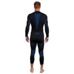 WEDZE Men’s Ski Base Layer Bottoms - BL 580 Black -WEDZE SHOP mens ski base layer bottoms bl 580 i soft black blue 4