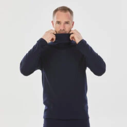 WEDZE Men’s Ski Base Layer Top - BL 900 Navy Blue -WEDZE SHOP mens ski base layer top bl 900 navy blue 2