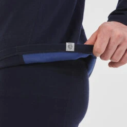 WEDZE Men’s Ski Base Layer Top - BL 900 Navy Blue -WEDZE SHOP mens ski base layer top bl 900 navy blue 7