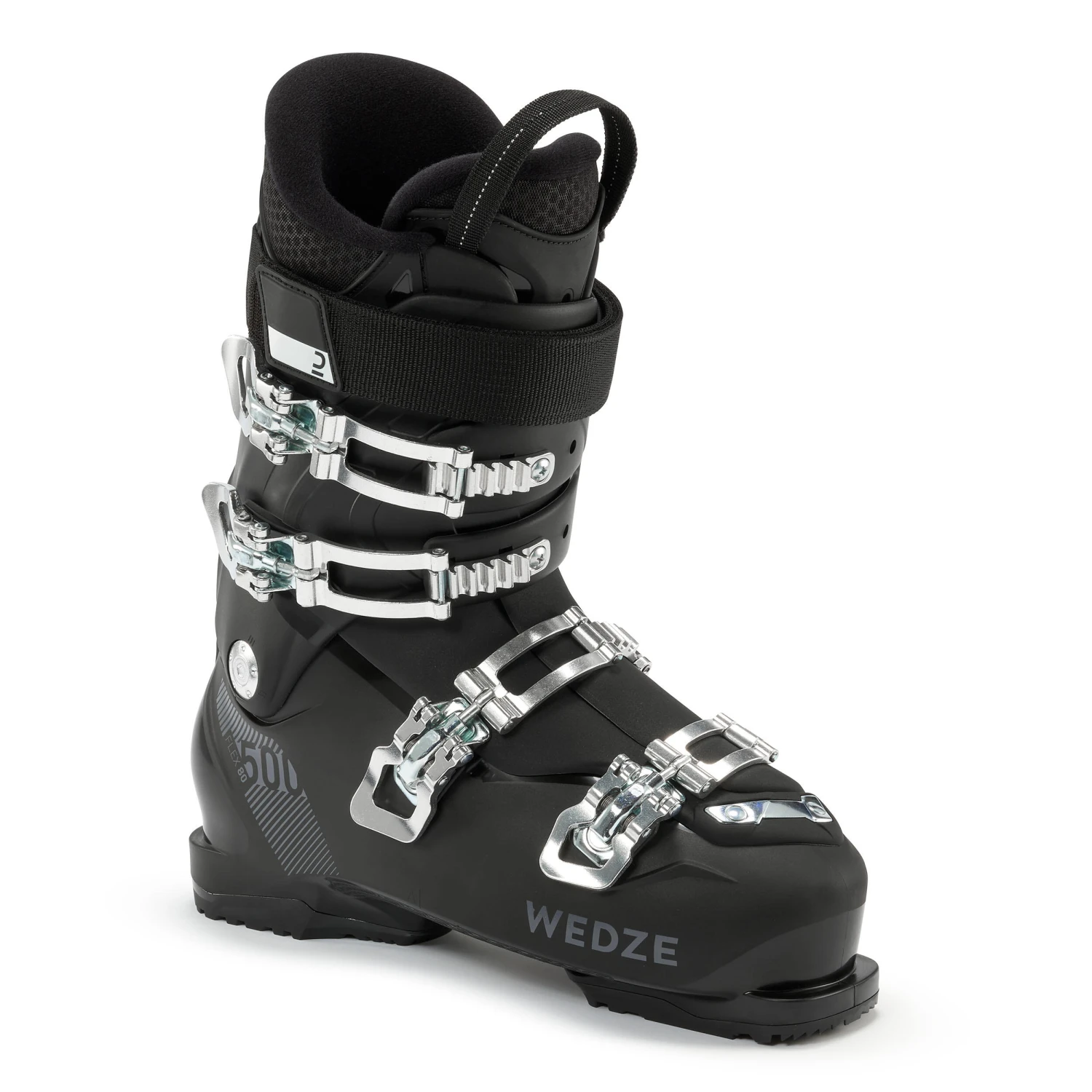 WEDZE Men’s Ski Boots – 500 Black 1 WEDZE Men’s Ski Boots – 500 Black