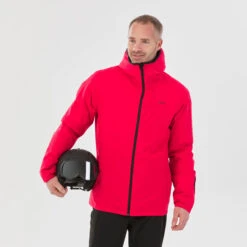 WEDZE Men’s Downhill Ski Jacket - 100 Red