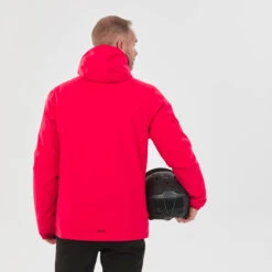 WEDZE Men’s Downhill Ski Jacket - 100 Red -WEDZE SHOP mens ski jacket 100 red 3