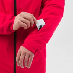 WEDZE Men’s Downhill Ski Jacket - 100 Red -WEDZE SHOP mens ski jacket 100 red 5