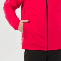 WEDZE Men’s Downhill Ski Jacket - 100 Red -WEDZE SHOP mens ski jacket 100 red 6