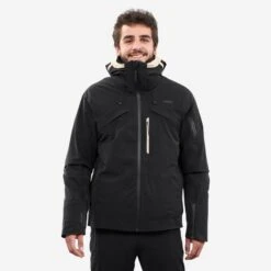 WEDZE Men’s Ski Jacket - 980 Black 34 WEDZE Men’s Ski Jacket - 980 Black -WEDZE SHOP mens ski jacket 980 black 14