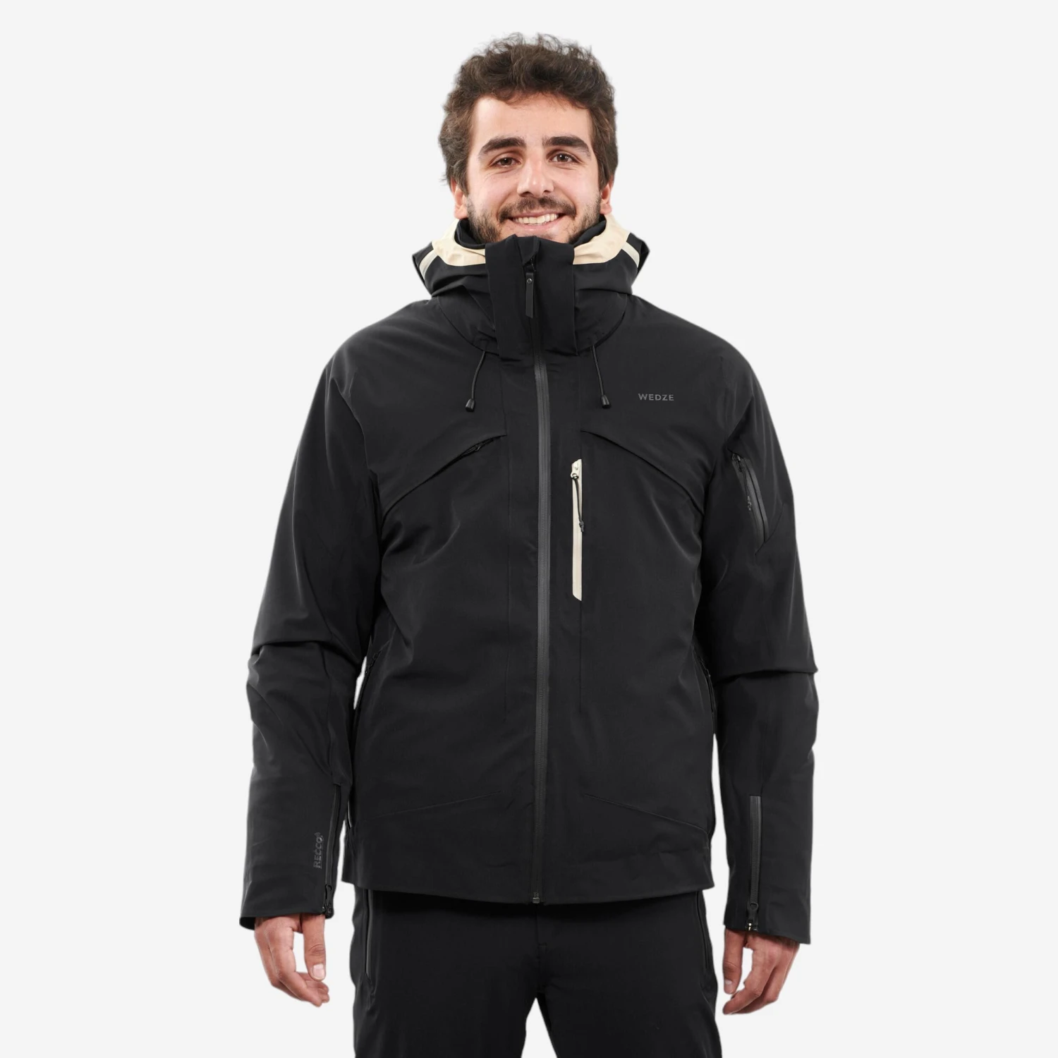 WEDZE Men’s Ski Jacket - 980 Black 15 WEDZE Men’s Ski Jacket - 980 Black - Image 15