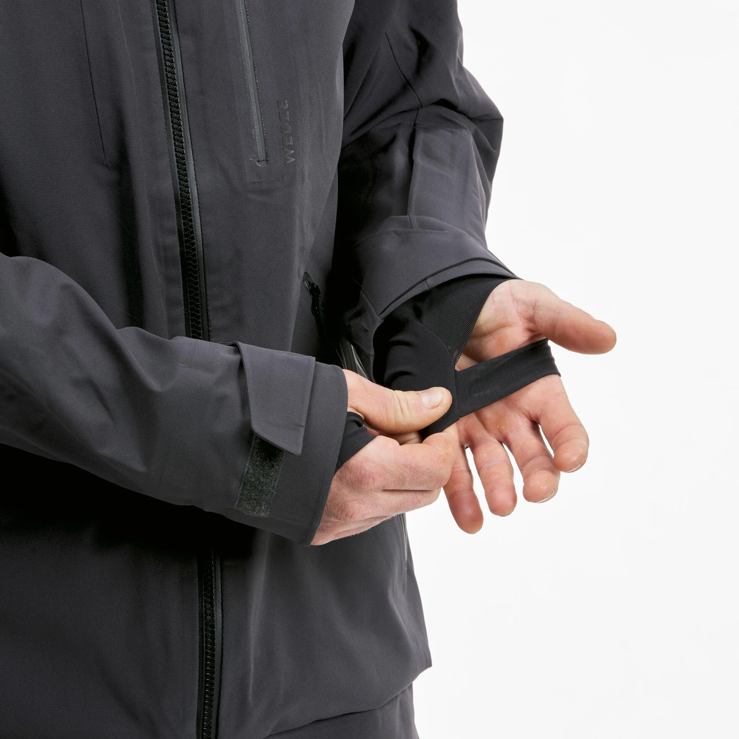 WEDZE Men’s Ski Jacket - FR 500 Grey 8 WEDZE Men’s Ski Jacket - FR 500 Grey - Image 8