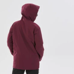 WEDZE Men’s Ski Jacket - FR 100 Burgundy -WEDZE SHOP mens ski jacket fr100 burgundy 3