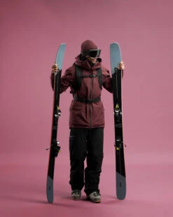 WEDZE Men’s Ski Jacket - FR 100 Burgundy -WEDZE SHOP mens ski jacket fr100 burgundy 7