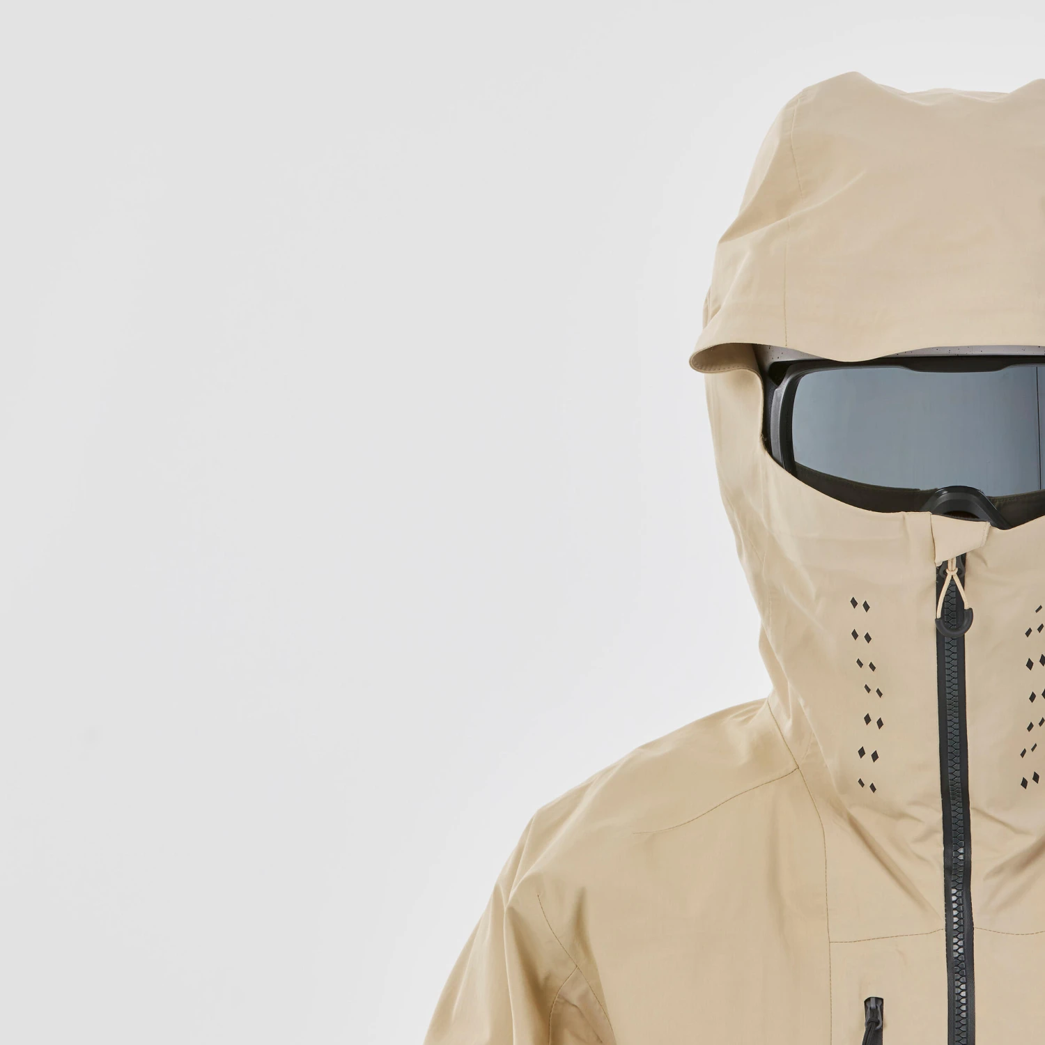 WEDZE Men’s Ski Jacket - FR 900 Beige 5 WEDZE Men’s Ski Jacket - FR 900 Beige - Image 5