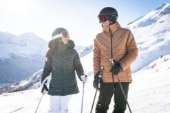 WEDZE Men’s Ski Mid-Length Jacket - Warm 100 Brown 25 WEDZE Men’s Ski Mid-Length Jacket - Warm 100 Brown -WEDZE SHOP mens ski mid length jacket warm 100 brown 10