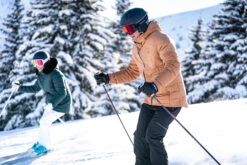 WEDZE Men’s Ski Mid-Length Jacket - Warm 100 Brown 27 WEDZE Men’s Ski Mid-Length Jacket - Warm 100 Brown -WEDZE SHOP mens ski mid length jacket warm 100 brown 12