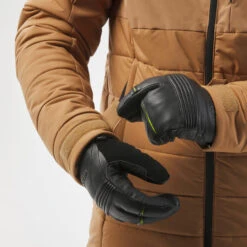 WEDZE Men’s Ski Mid-Length Jacket - Warm 100 Brown 21 WEDZE Men’s Ski Mid-Length Jacket - Warm 100 Brown -WEDZE SHOP mens ski mid length jacket warm 100 brown 6