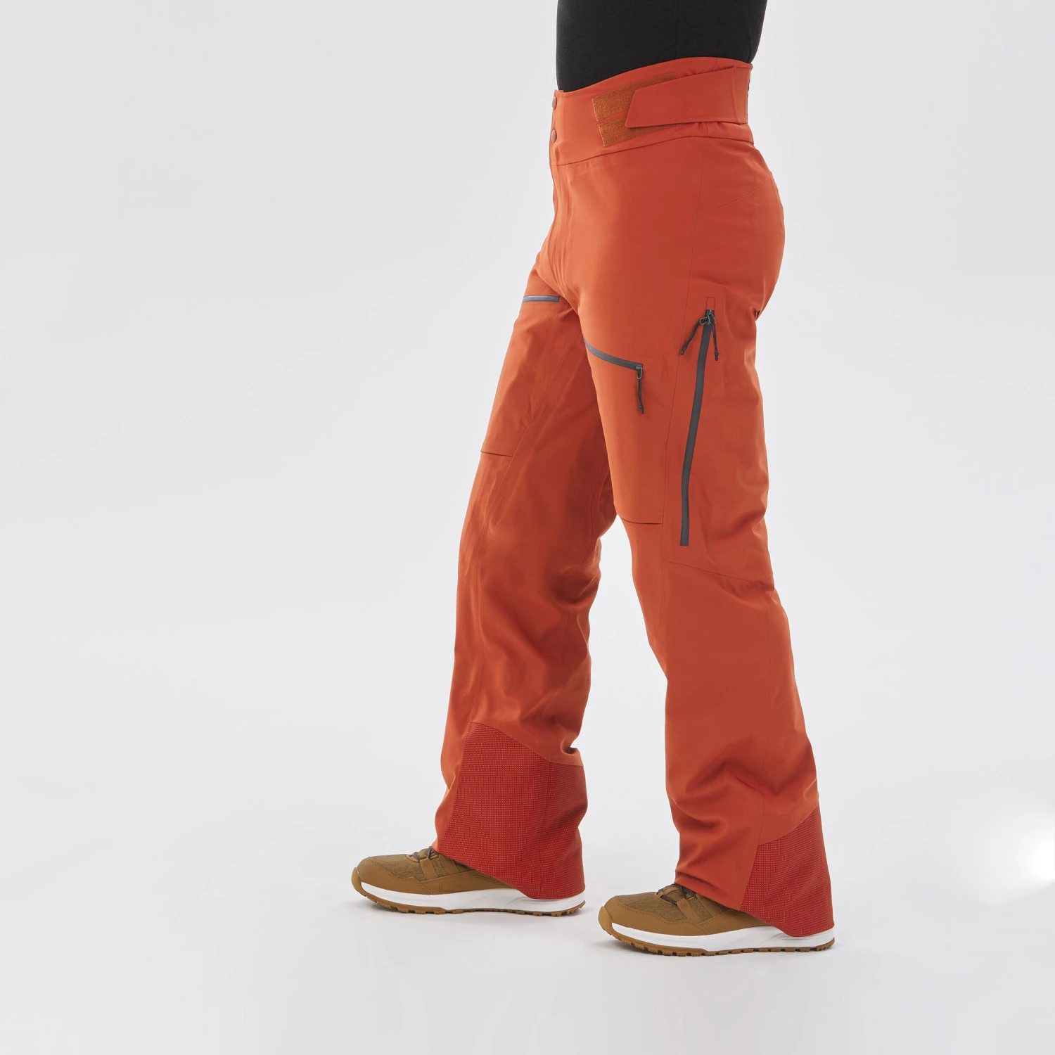 WEDZE Men’s Ski Pants - FR 500 Orange 3 WEDZE Men’s Ski Pants - FR 500 Orange - Image 3