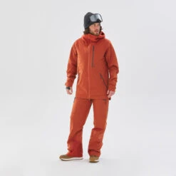 WEDZE Men’s Ski Pants - FR 500 Orange 21 WEDZE Men’s Ski Pants - FR 500 Orange -WEDZE SHOP mens ski pants fr 500 orange 4