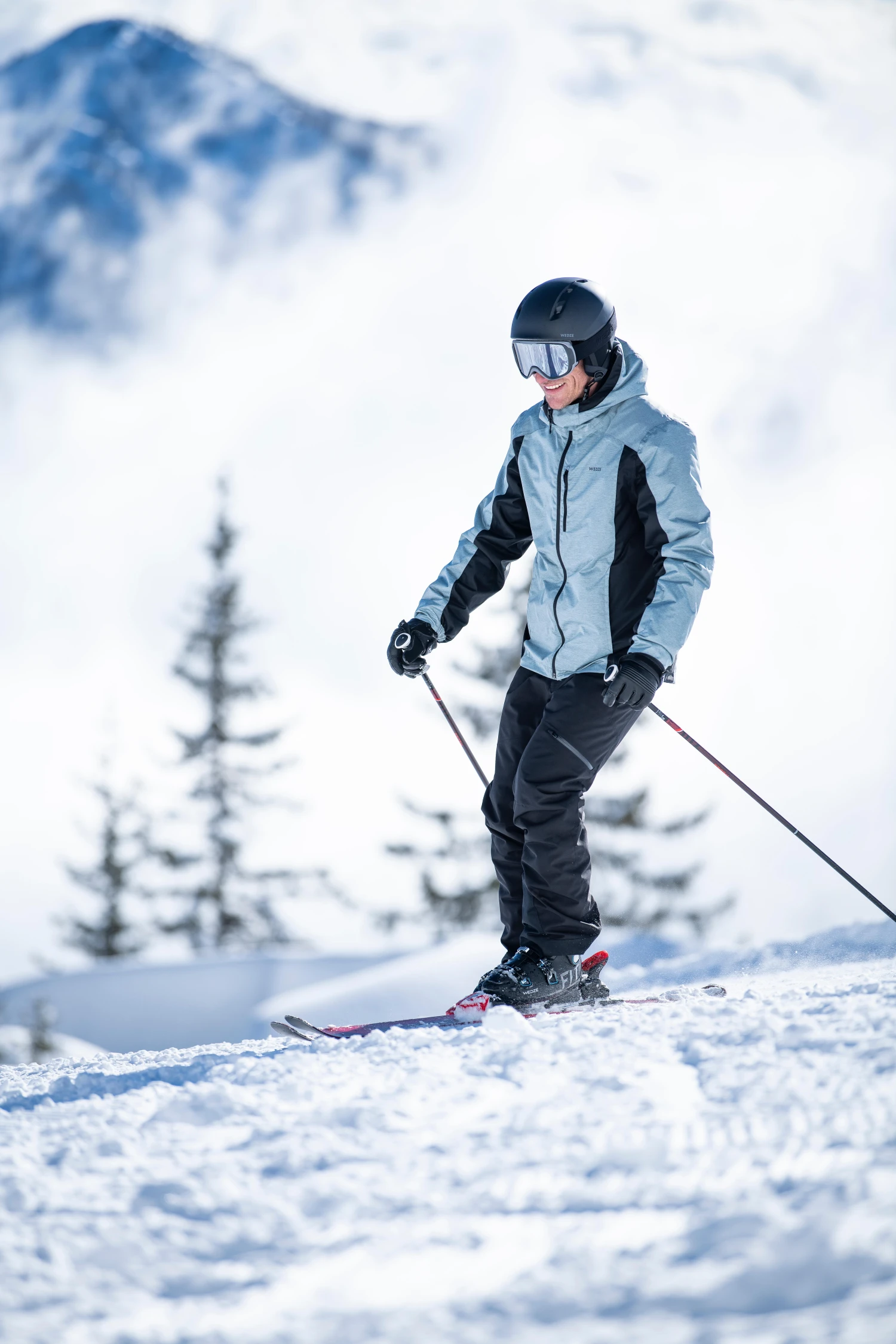 WEDZE Men's Ski Pants - 180 Black 10 WEDZE Men's Ski Pants - 180 Black - Image 10