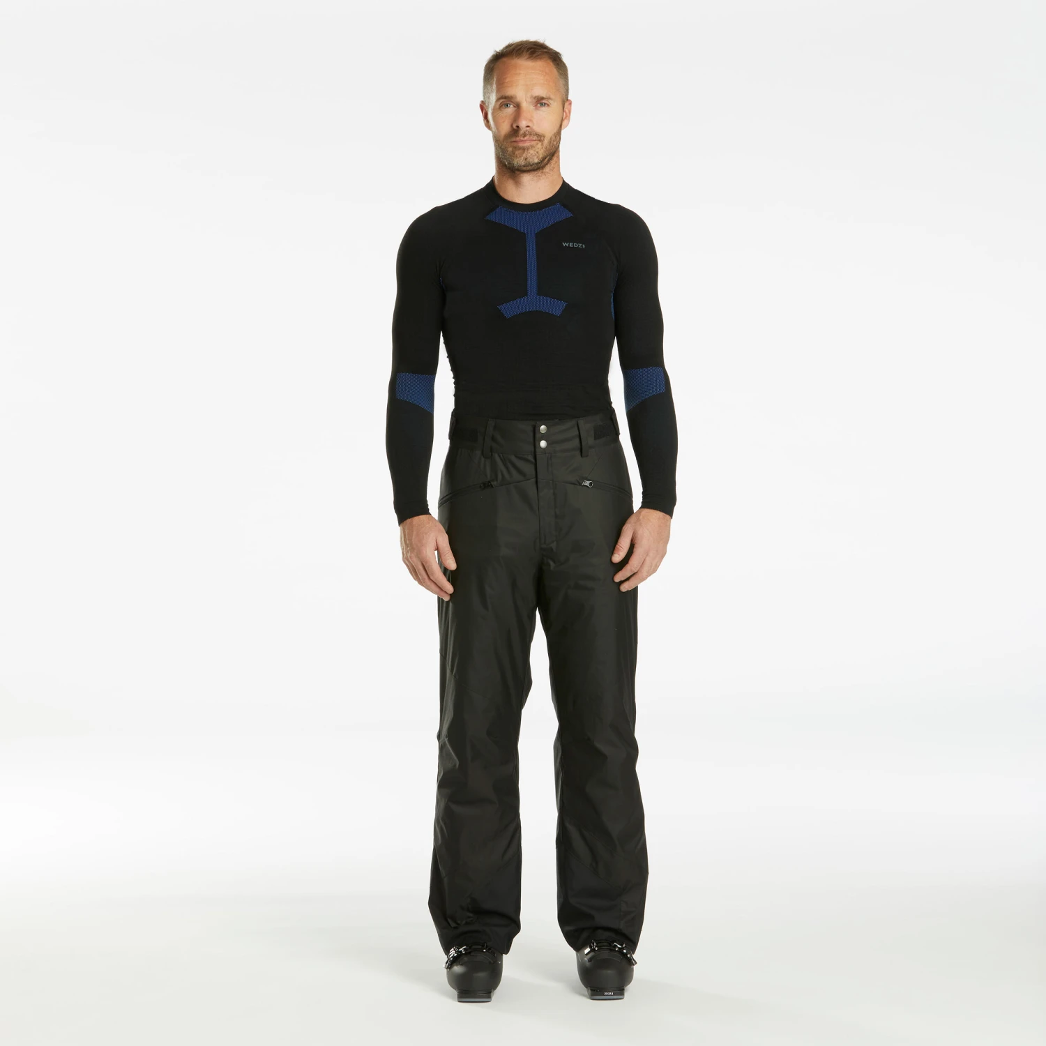 WEDZE Men's Ski Pants - 180 Black 1 WEDZE Men's Ski Pants - 180 Black
