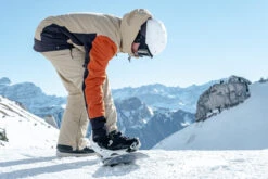 Men’s Snowboard Freestyle Bindings - SNB 500 White -WEDZE SHOP mens snowboard freestyle bindings snb500 white 15