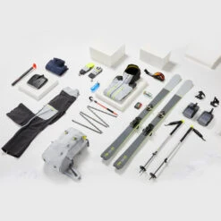 WEDZE Cross-Country Skis With Bindings & Skins - MT 90 -WEDZE SHOP mt 90 backcountry skiis tour free bindings skins 2