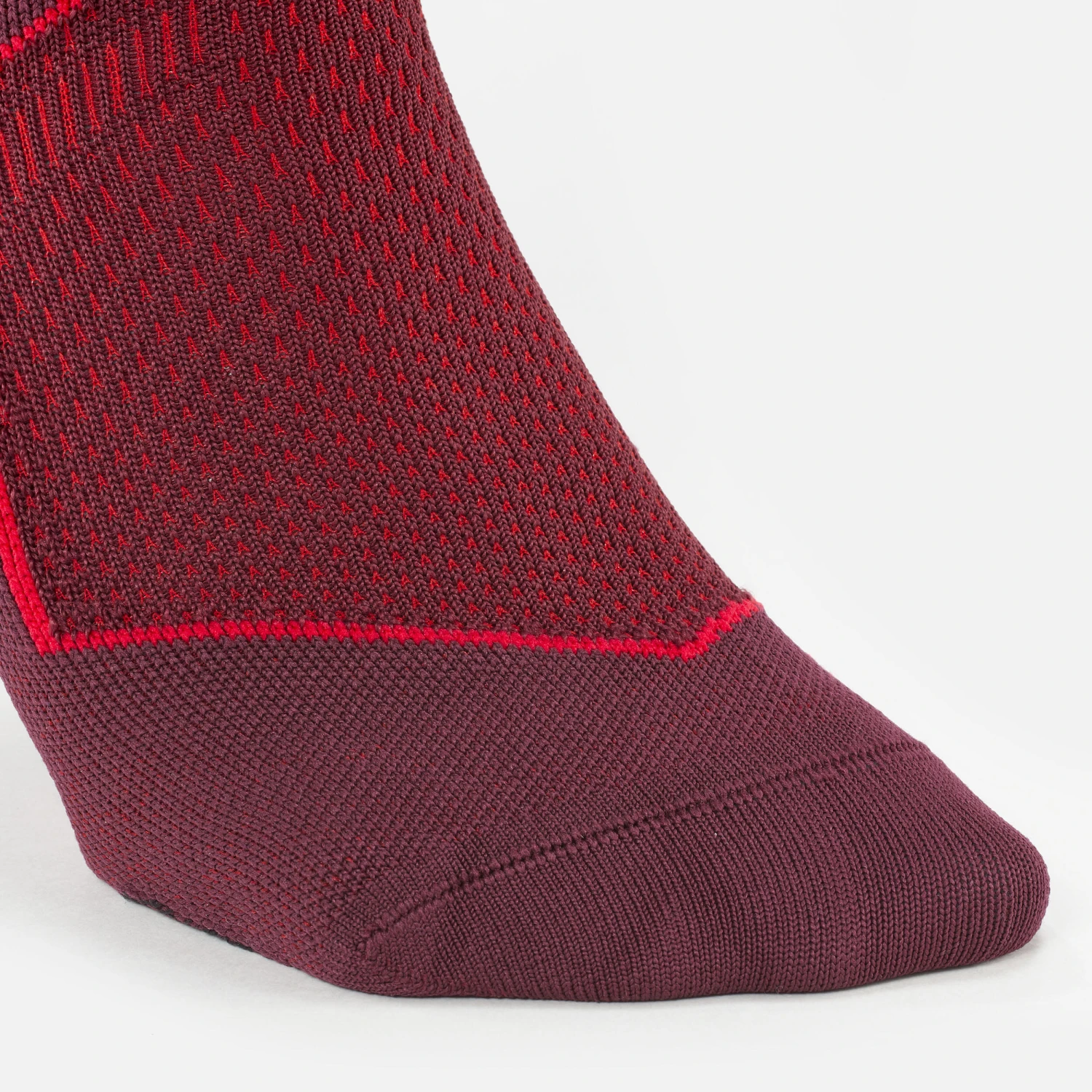 WEDZE Ski And Snowboard Socks - 900 NR Burgundy 7 WEDZE Ski And Snowboard Socks - 900 NR Burgundy - Image 7