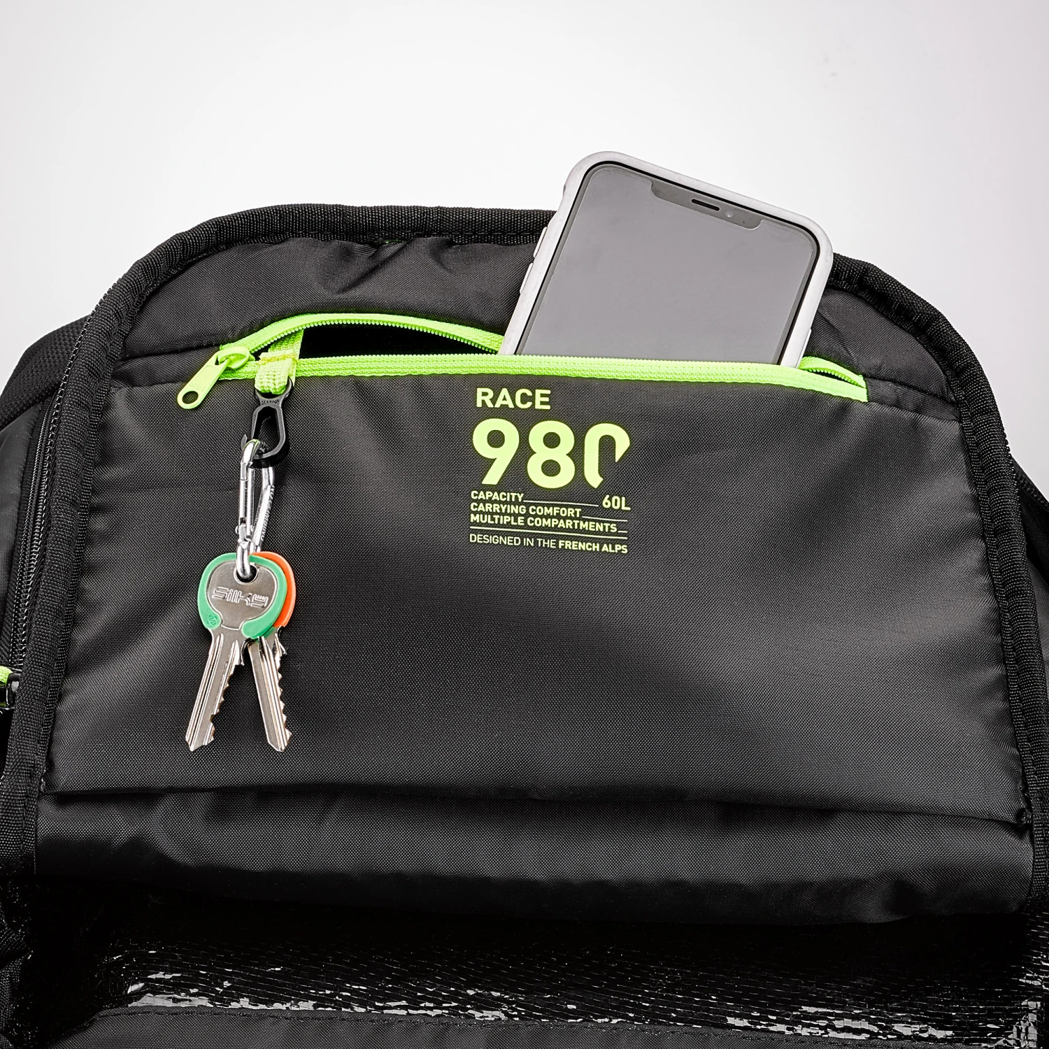 WEDZE 60 L Ski Backpack - 980 Black 14 WEDZE 60 L Ski Backpack - 980 Black - Image 14