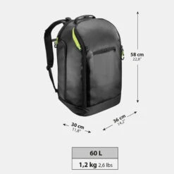 WEDZE 60 L Ski Backpack - 980 Black 34 WEDZE 60 L Ski Backpack - 980 Black -WEDZE SHOP ski backpack 60 l 980 black 14
