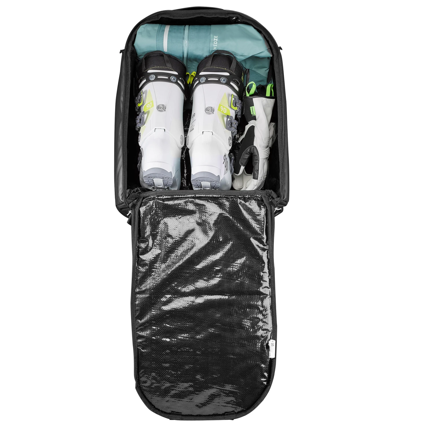 WEDZE 60 L Ski Backpack - 980 Black 8 WEDZE 60 L Ski Backpack - 980 Black - Image 8