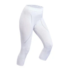 WEDZE Women’s Ski Base Layer Bottoms - BL 980 White
