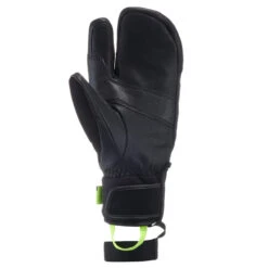WEDZE Ski 3-Finger Gloves - 900 Black/Yellow 8 WEDZE Ski 3-Finger Gloves - 900 Black/Yellow -WEDZE SHOP ski lobster gloves 900 black 2