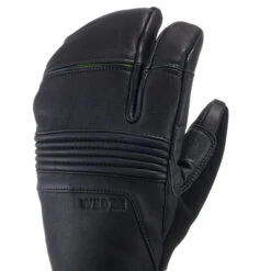 WEDZE Ski 3-Finger Gloves - 900 Black/Yellow 9 WEDZE Ski 3-Finger Gloves - 900 Black/Yellow -WEDZE SHOP ski lobster gloves 900 black 3