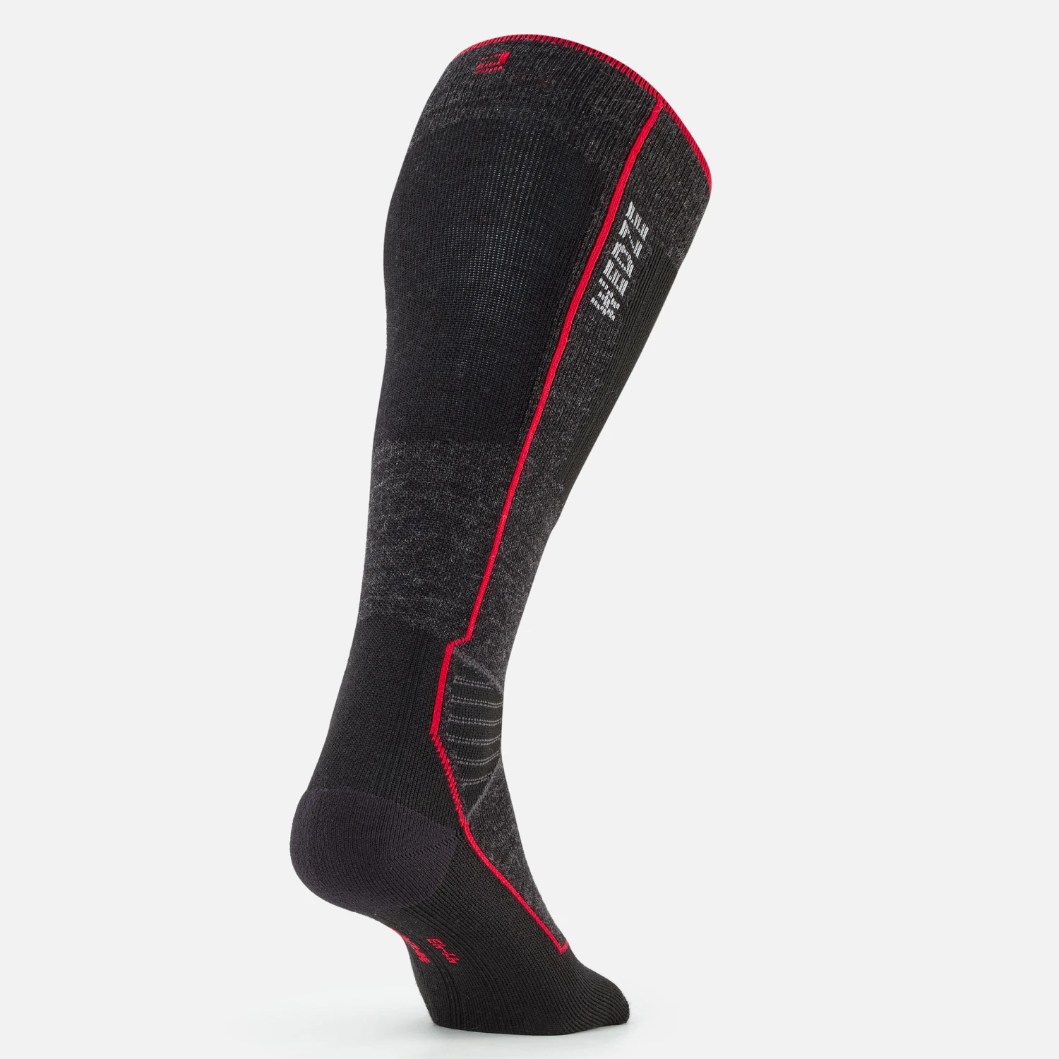 WEDZE Ski Socks - 900 Black 3 WEDZE Ski Socks - 900 Black - Image 3