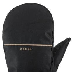 WEDZE Ski Mittens - 100 Black -WEDZE SHOP ski mittens mi 100 black 2