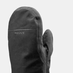 WEDZE Ski Over-Gloves - Black -WEDZE SHOP ski waterproof over gloves black 4